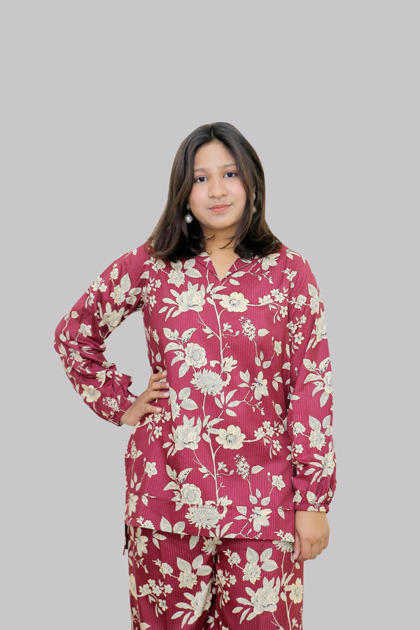 Maroon Blossom