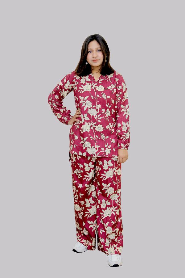 Maroon Blossom